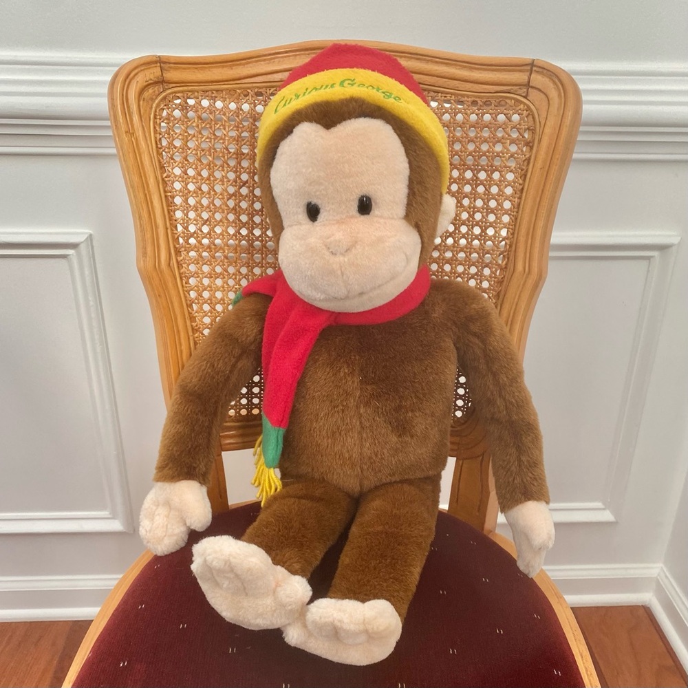 Curious George for Macys soft toy . 25” excellent gently loved condition
